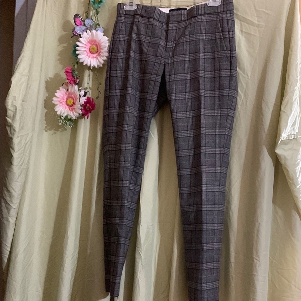 Banana Republic Gray Dress Pants Slim Fit